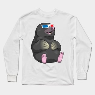 Mole Glasses Long Sleeve T-Shirt